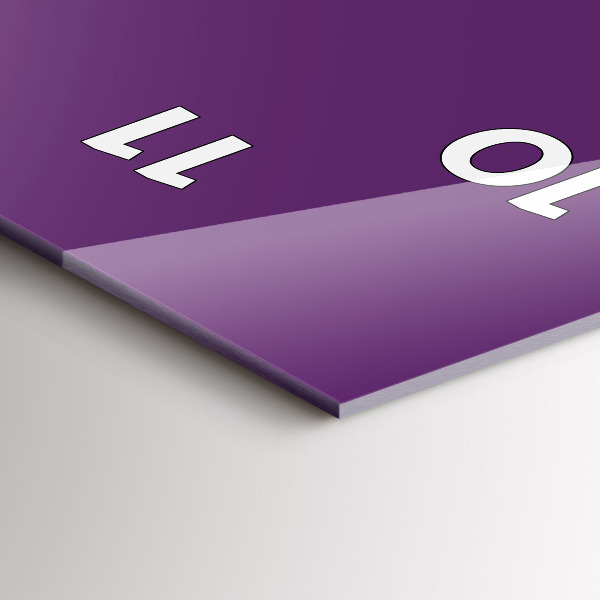 Reloj vertical Color morado - espejomat.es