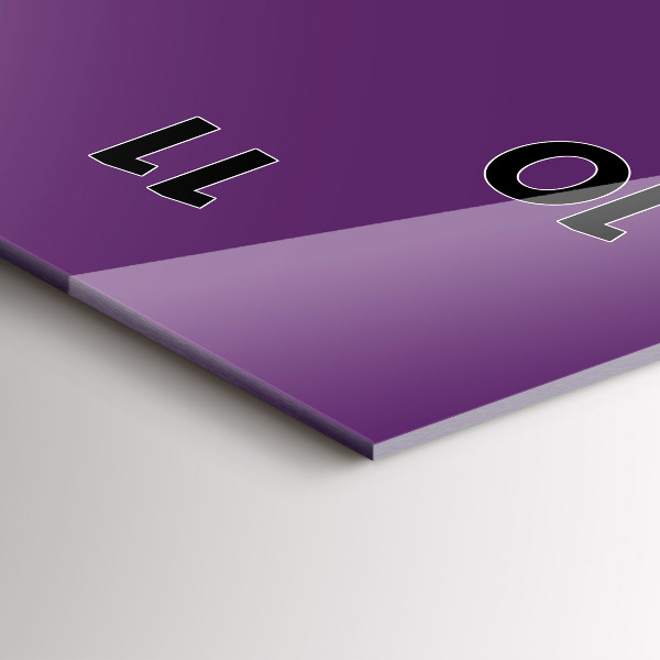 Reloj vertical Color morado - espejomat.es