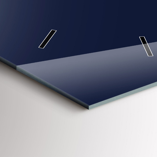 Reloj de vidrio vertical Color azul oscuro - espejomat.es