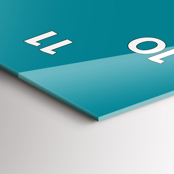 Reloj de cristal vertical Color azul marino - espejomat.es