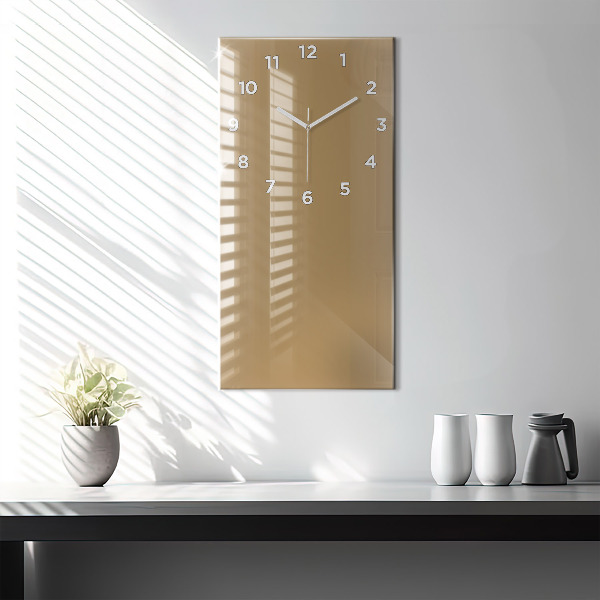 Reloj vertical Color beige oscuro - espejomat.es