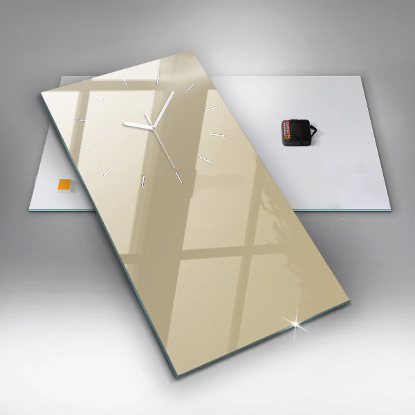 Reloj vertical El color beige - espejomat.es