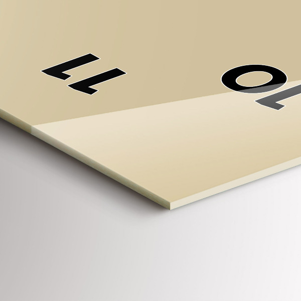 Reloj vertical El color beige - espejomat.es