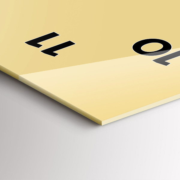 Reloj vertical Color crema - espejomat.es