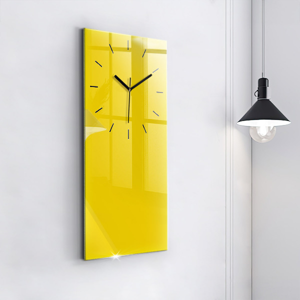 Reloj vertical Color amarillo claro - espejomat.es