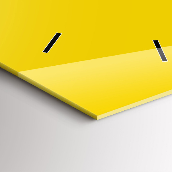 Reloj vertical Color amarillo claro - espejomat.es