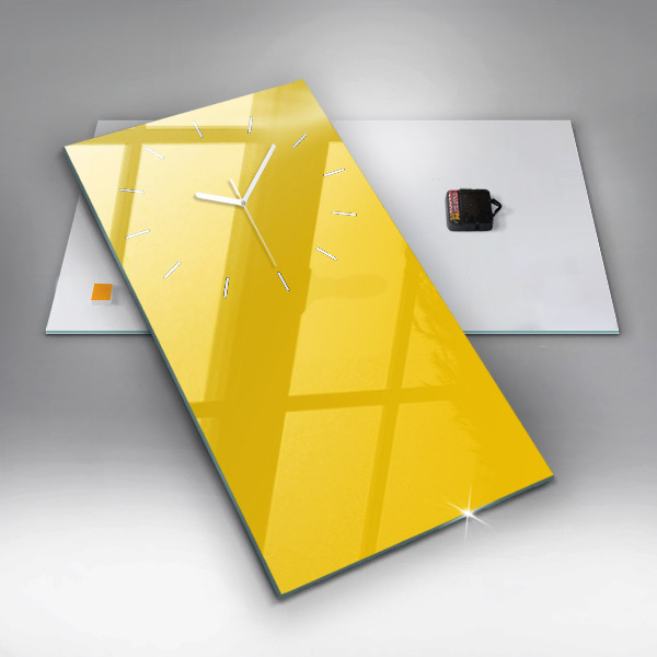 Reloj vertical Color amarillo claro - espejomat.es