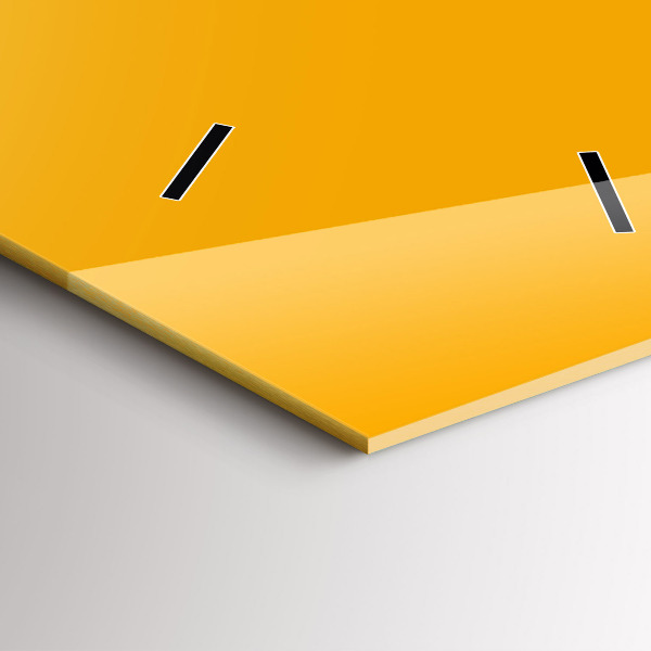 Reloj de cristal vertical Color amarillo dorado - espejomat.es