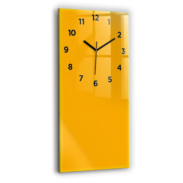 Reloj de cristal vertical Color amarillo dorado - espejomat.es