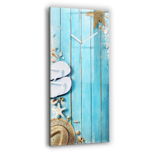 Reloj de vidrio vertical Accesorios navideños - espejomat.es