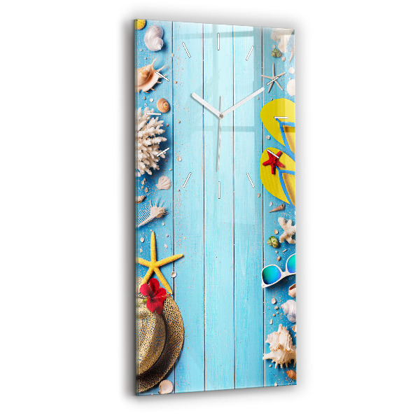 Reloj de cristal vertical Accesorios de playa - espejomat.es