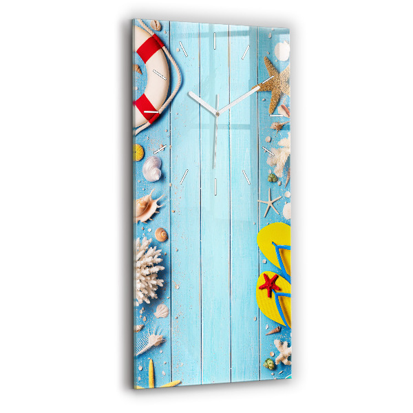 Reloj de vidrio vertical Accesorios de playa - espejomat.es