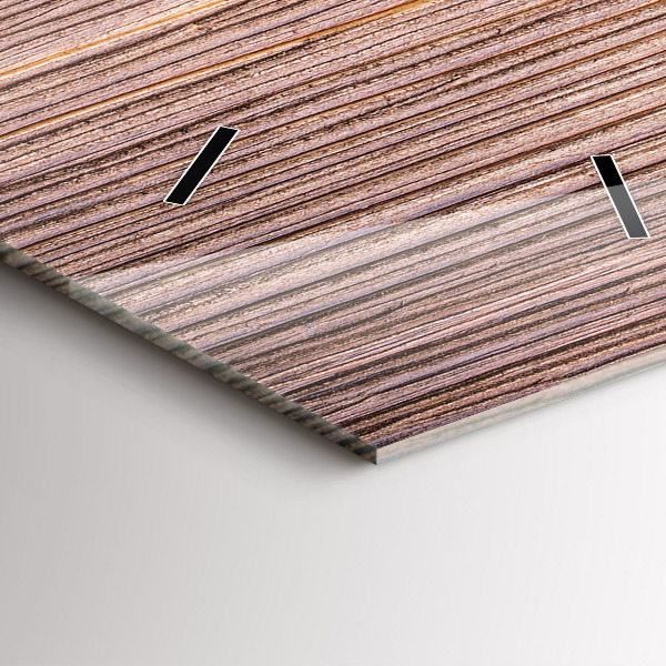 Reloj de vidrio vertical Pimentón - espejomat.es