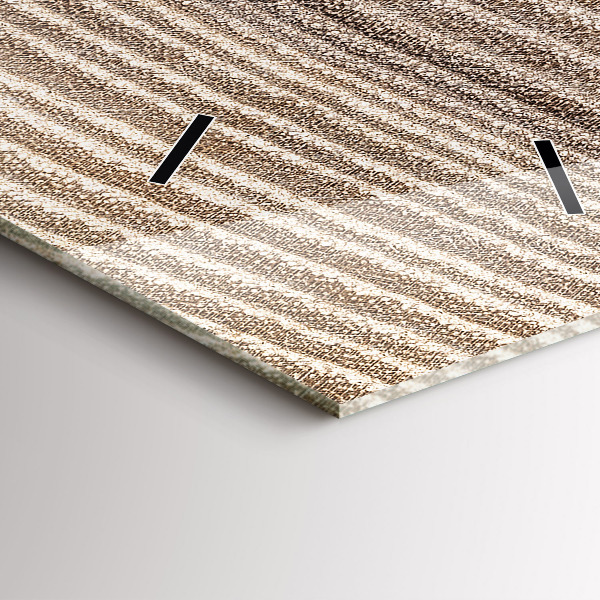 Reloj de vidrio vertical Tronco de árbol - espejomat.es