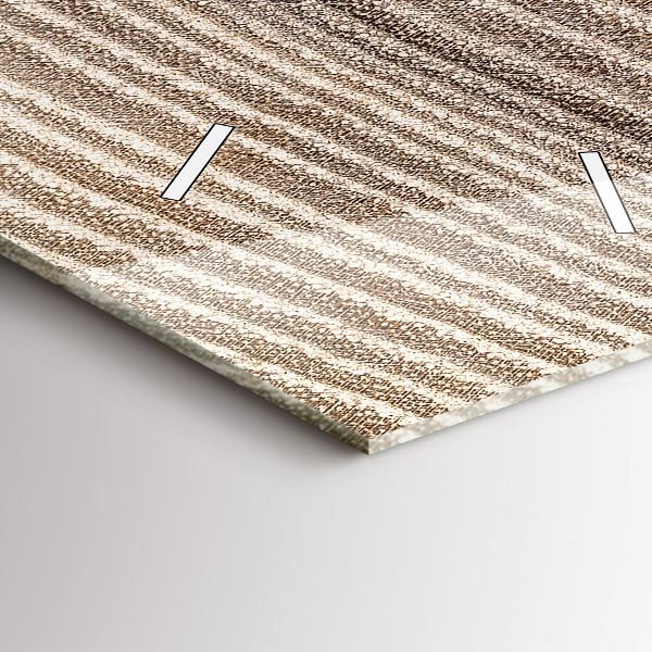 Reloj de vidrio vertical Tronco de árbol - espejomat.es