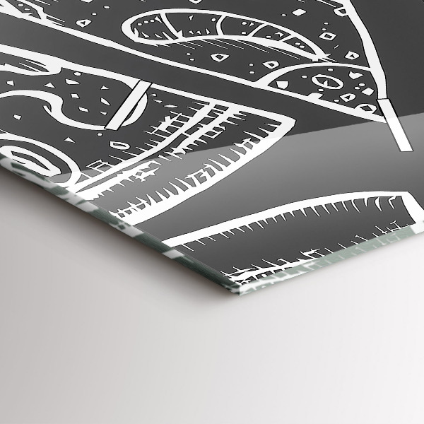 Reloj vertical Pizza pintada - espejomat.es