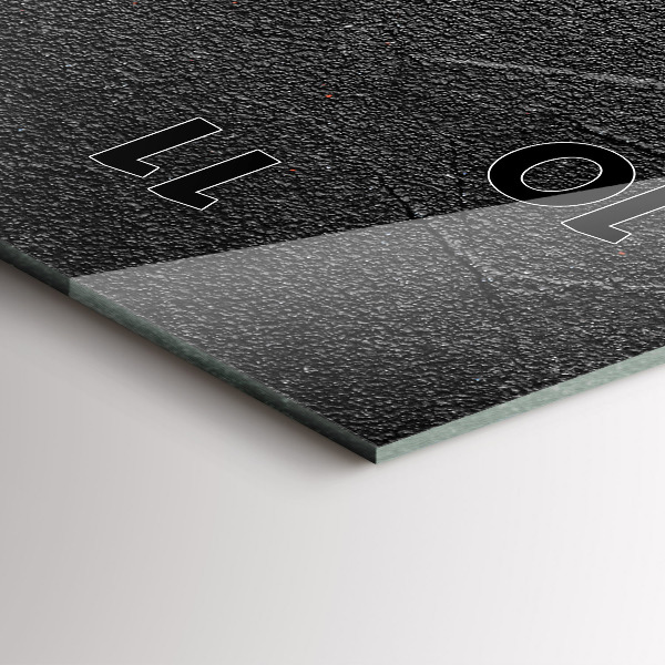 Reloj de cristal vertical Pimientos rojos - espejomat.es