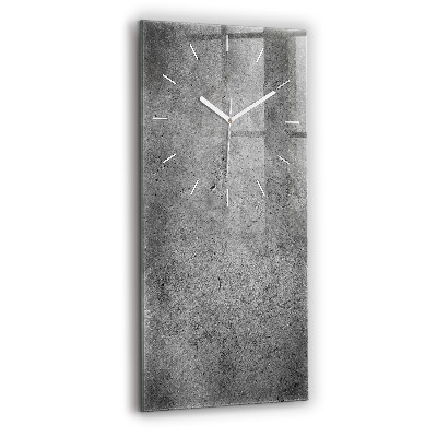 Reloj de cristal vertical Pared industrial - espejomat.es