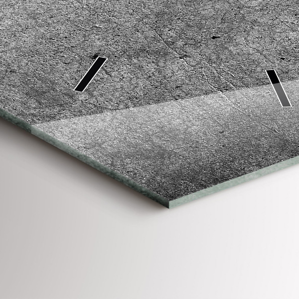 Reloj de cristal vertical Pared industrial - espejomat.es