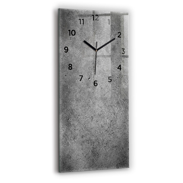 Reloj de cristal vertical Pared industrial - espejomat.es