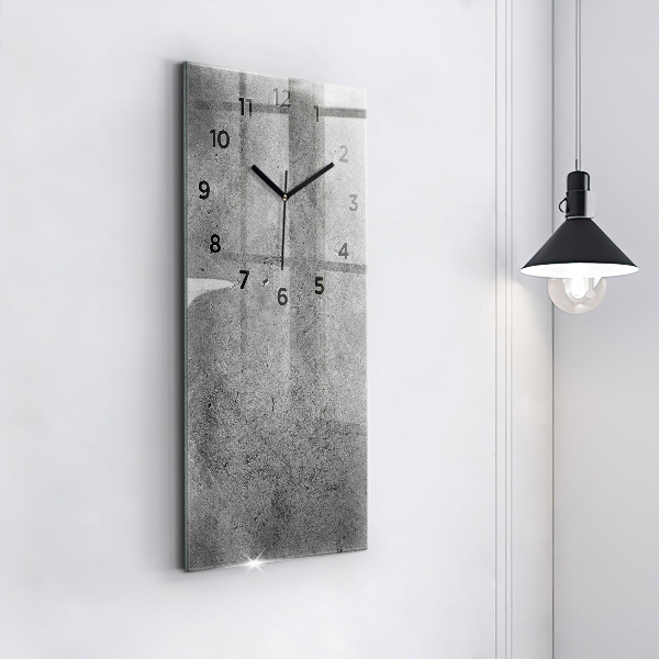 Reloj de cristal vertical Pared industrial - espejomat.es