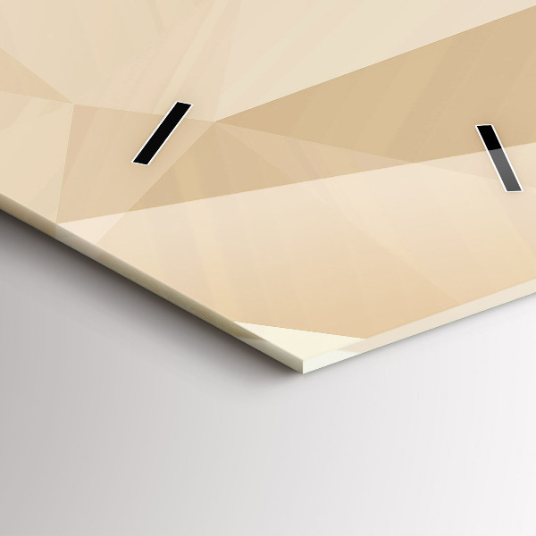 Reloj vertical Triángulos abstractos - espejomat.es