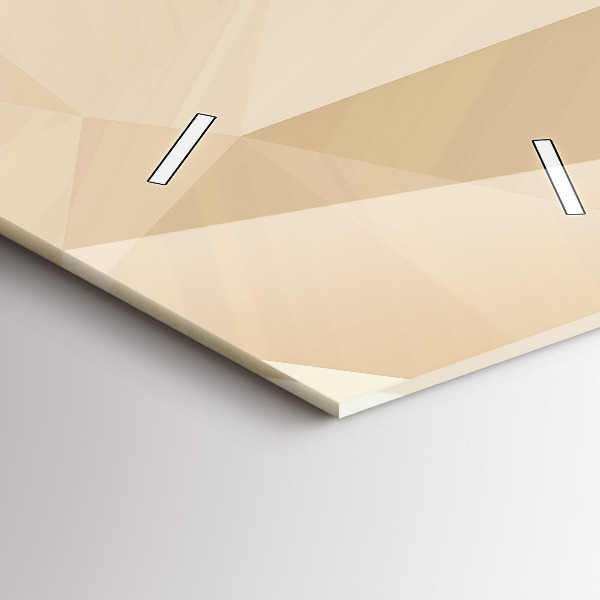 Reloj vertical Triángulos abstractos - espejomat.es