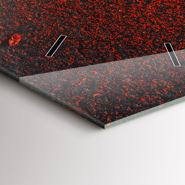 Reloj vertical Pimiento rojo picante - espejomat.es