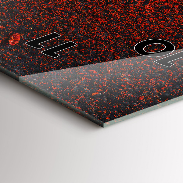 Reloj vertical Pimiento rojo picante - espejomat.es