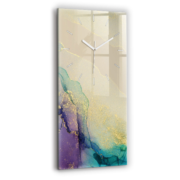 Reloj vertical Abstracción cromática - espejomat.es