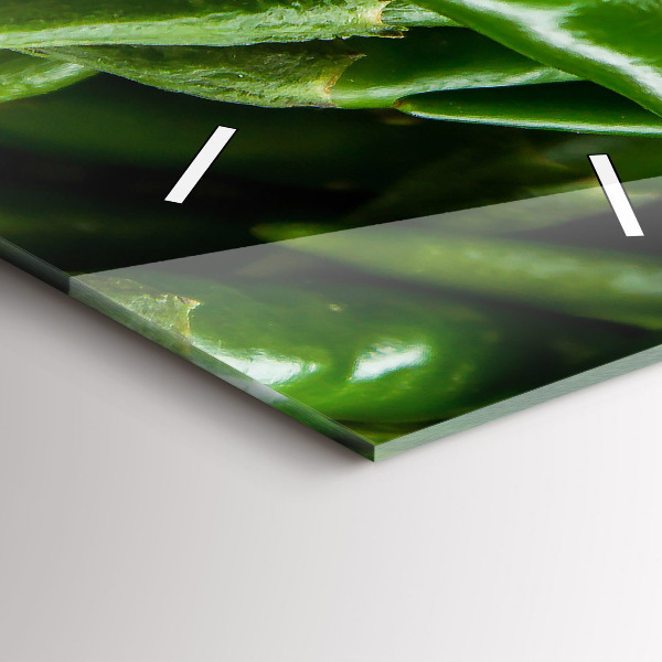 Reloj vertical Pimiento verde - espejomat.es