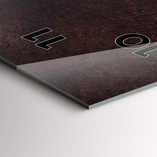 Reloj de cristal vertical Taza de café - espejomat.es