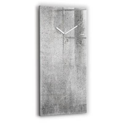 Reloj de vidrio vertical Pared en bruto - espejomat.es