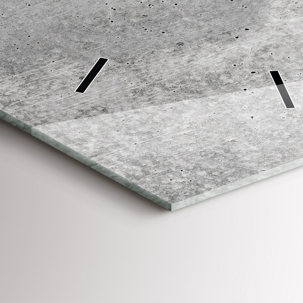 Reloj de vidrio vertical Pared en bruto - espejomat.es