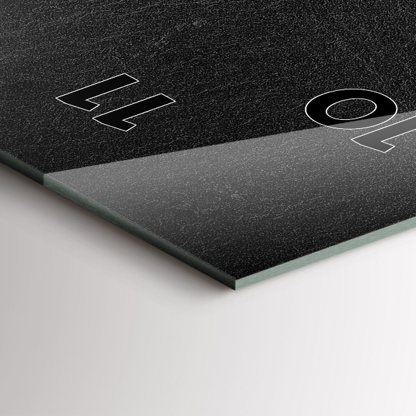 Reloj de cristal vertical Roca oscura - espejomat.es