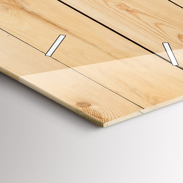 Reloj vertical Tablones de madera - espejomat.es