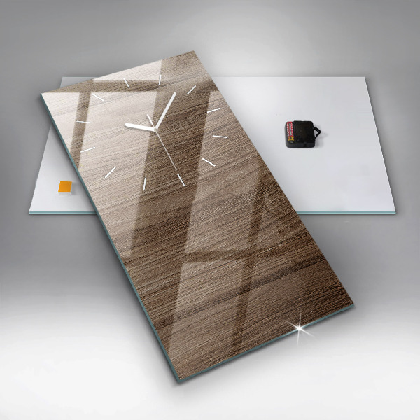 Reloj vertical Madera oscura - espejomat.es