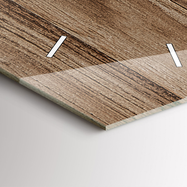 Reloj vertical Madera oscura - espejomat.es