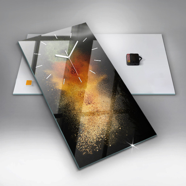 Reloj de vidrio vertical Especias esparcidas - espejomat.es