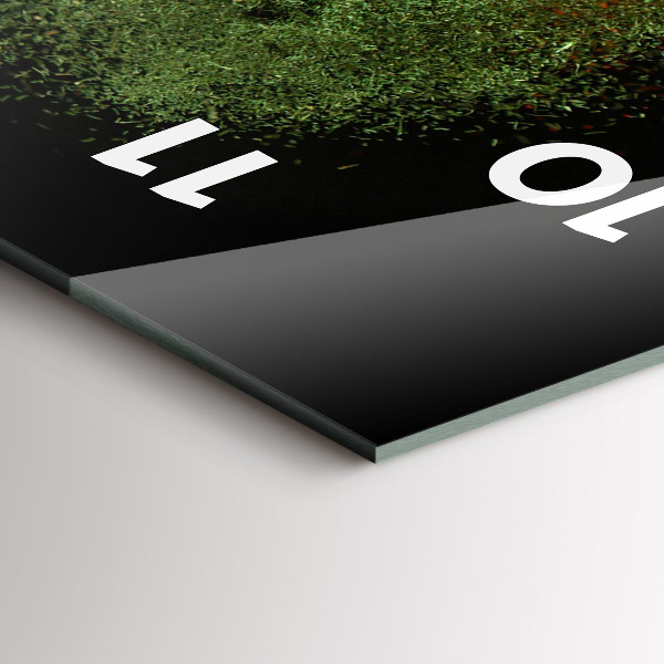 Reloj de vidrio vertical Especias esparcidas - espejomat.es