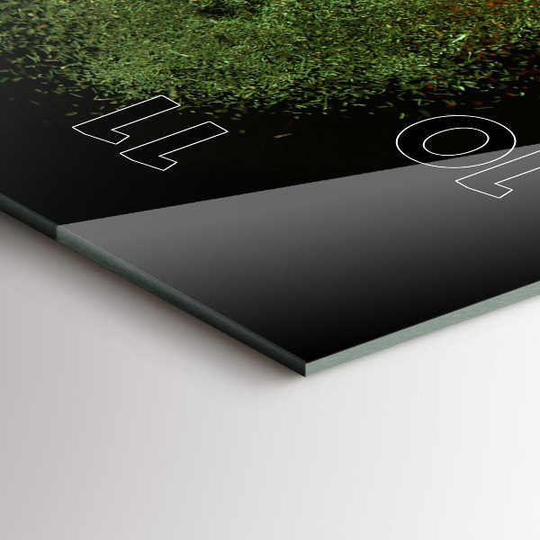 Reloj de vidrio vertical Especias esparcidas - espejomat.es