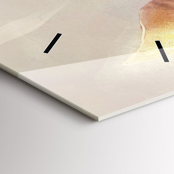 Reloj vertical Hojas abstractas boho - espejomat.es