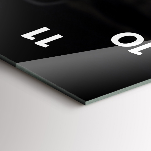 Reloj vertical Taza y granos de café - espejomat.es