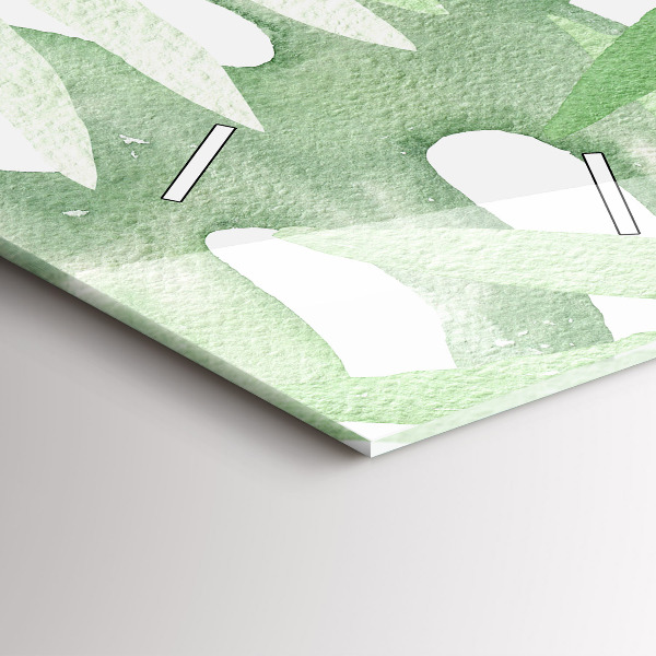 Reloj vertical Hojas verdes - espejomat.es