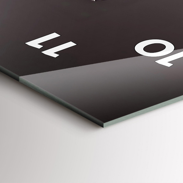 Reloj de vidrio vertical Lámpara de vino tinto - espejomat.es