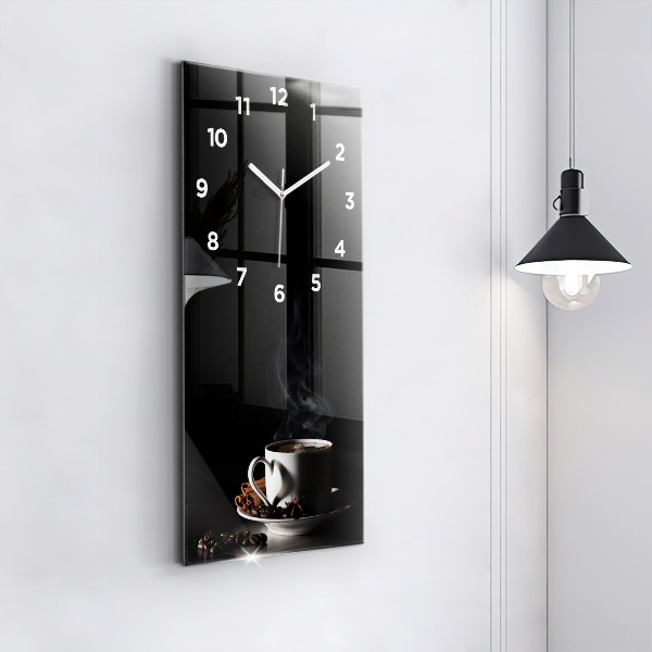 Reloj vertical Taza de café - espejomat.es