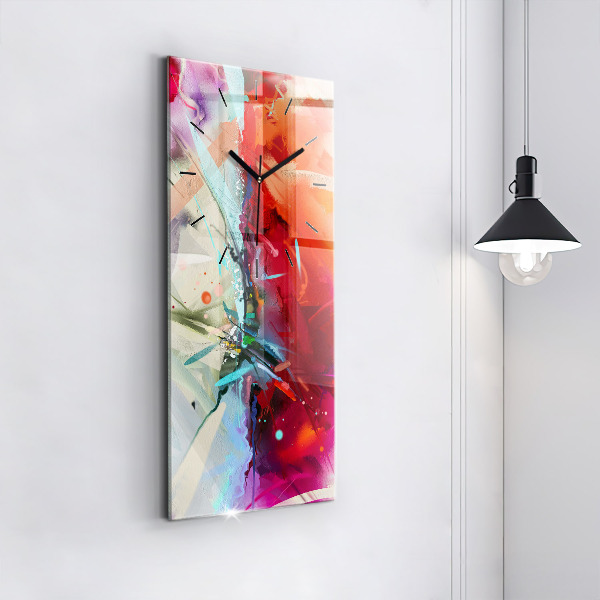 Reloj de cristal vertical Hileras de especias - espejomat.es