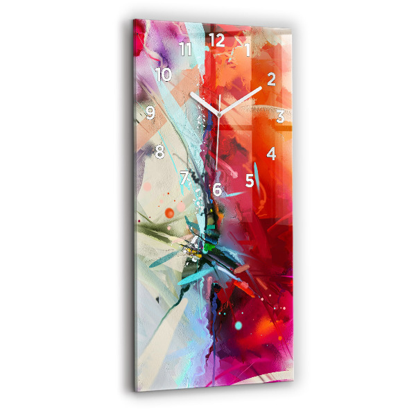 Reloj de cristal vertical Hileras de especias - espejomat.es