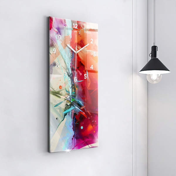 Reloj de cristal vertical Hileras de especias - espejomat.es