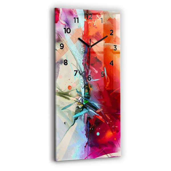 Reloj de cristal vertical Hileras de especias - espejomat.es